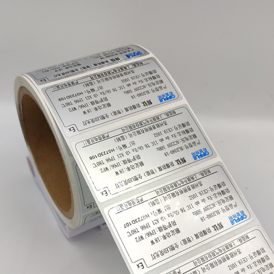 Synthetic White Waterproof Sticker Vinyl BOPP Printable Glossy Sticker Paper