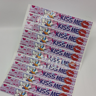 Flexo Printing Adhesive Label Stickers Pantone PMS Glossy Sticker Paper