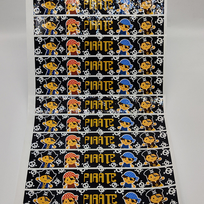 BOPP Film Custom Adhesive Labels Permanent CMYK Printed Self Adhesive Labels