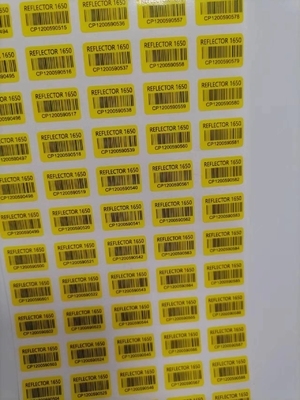 Extra Small Size Adhesive Barcode Labels For Electronic Components Circuit Board