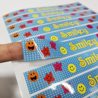 Custom Printing Repositionable Self Adhesive Sticker Gloss Finishing