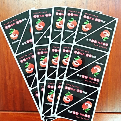 Food Packaging Bottle Sticker Labels Featuring Matte Surface Alternative