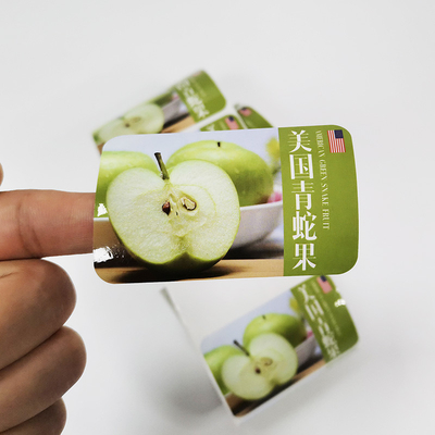 Varnishing Adhesive Food Labels