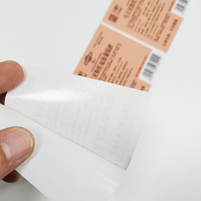 Matte Glossy Adhesive Wine Labels BOPP Printed Customized Design