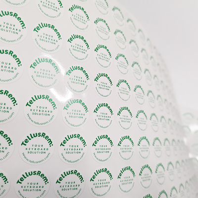 Blank Printed Anti Counterfeit Labels Adhesive Eggshell Sticker Paper