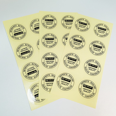 Clear Vinyl BOPP Adhesive Label Stickers Flexo PET Film Self Adhesive Synthetic Paper