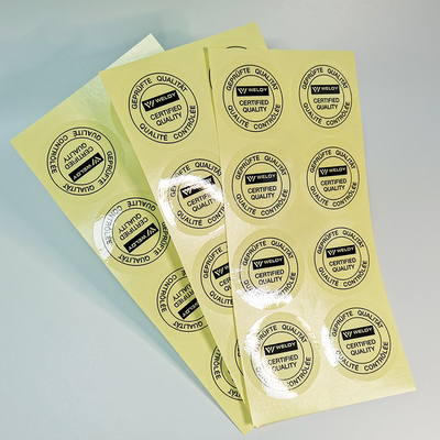 Clear Vinyl BOPP Adhesive Label Stickers Flexo PET Film Self Adhesive Synthetic Paper