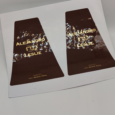 Glossy Matte Adhesive Label Stickers TPU BOPP Self Adhesive Sticker Paper