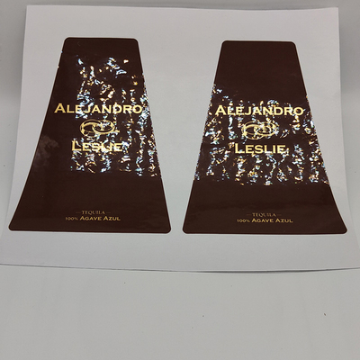 Glossy Matte Adhesive Label Stickers TPU BOPP Self Adhesive Sticker Paper