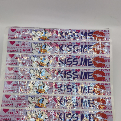 Flexo Printing Adhesive Label Stickers Pantone PMS Glossy Sticker Paper