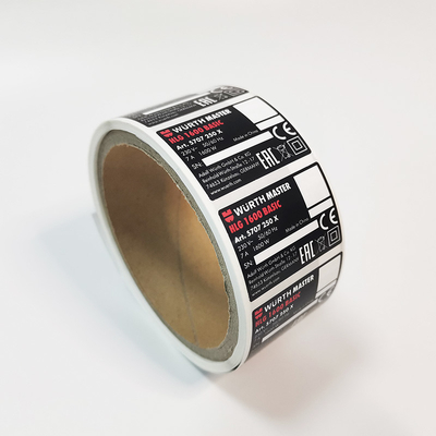 Bopp Printable Packaging Label Stickers Permanent Matte Industrial Labels Stickers