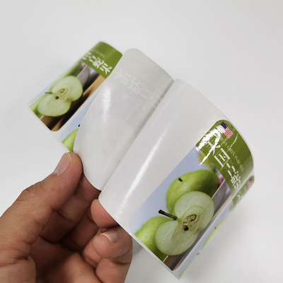 Synthetic Paper Vinyl Waterproof Seafood Fish Packaging Labels For Cold Storage