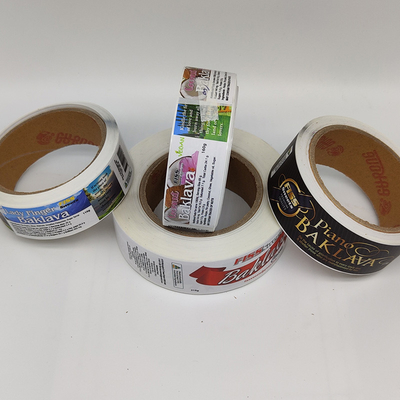 Waterproof Removable Printable Labels Chocolate Packaging Food Labels