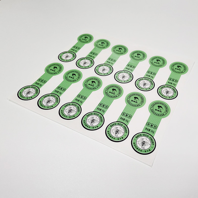 Rectangular Packaging Label Stickers BOPP Film Strong Adhesive Sticky Labels