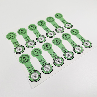 BOPP Bakery Food Adhesive Labels Glossy Lamination  Self Adhesive Transparent Roll