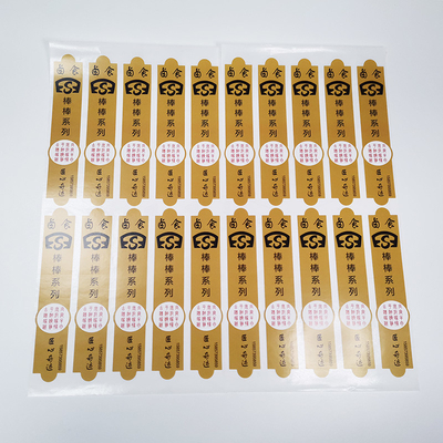 CMYK Colored Sticker Paper BOPP Laminated Glossy Self Adhesive Labels