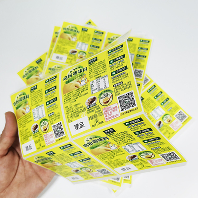 Avery Dennison Food Adhesive Labels Pantone CMYK Digital Print Labels