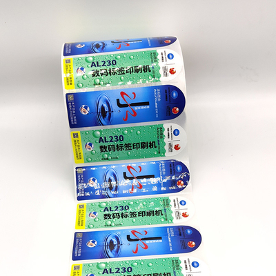 Pantone Juice Bottle Label Printing CMYK BOPP Seal Stickers For Bottles