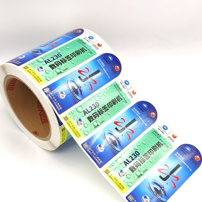BOPP Juice Bottle Adhesive Sticker Label Varnishing Kiss Cut Sticker Sheets