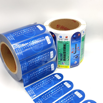 BOPP Juice Bottle Adhesive Sticker Label Varnishing Kiss Cut Sticker Sheets