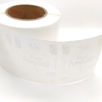 UV Varnishing Waterproof Cosmetic Labels Offset Frosted Transparent Vinyl Stickers