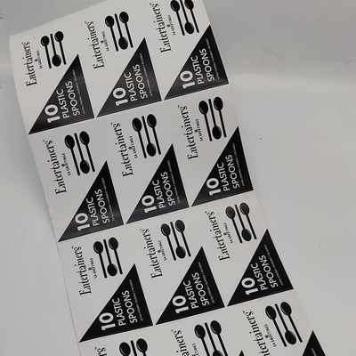 Weatherproof Printable Household Labels CMYK BOPP Removable Adhesive Labels Sheets