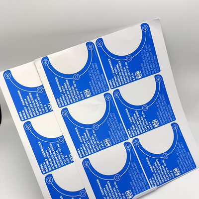 Household BOPP Removable Vinyl Sticker Paper Self Adhesive Laundry Label Stickers