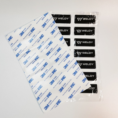 Regular Shape 3M Glue Custom Epoxy Stickers For Promotion Advertising