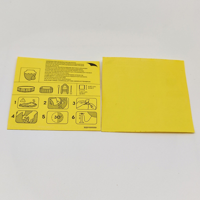 Graphic Inflatable Repair Patches Instruction Outdoor PVC Pool Repair Patches