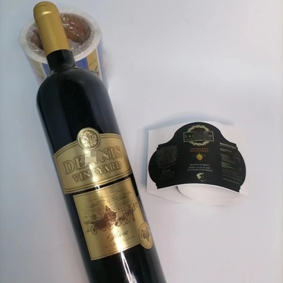 Cmyk Vinyl Films Beverage Bottle Labels For Drinks Wine