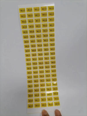 Extra Small Size Adhesive Barcode Labels For Electronic Components Circuit Board