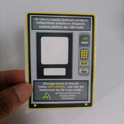 Waterproof Adhesive Vinyl Sticker for Consumer Electronics Equipment Printable&amp; writable on Blank Area