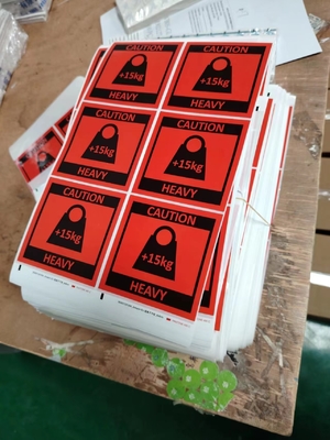 CMYK Digital Print Tech Product Identifying Stickers For Product Identification