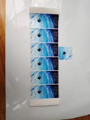 Customizable Self Adhesive Sheet Roll Cut Shape Packaging Stickers With Thermal Transfer