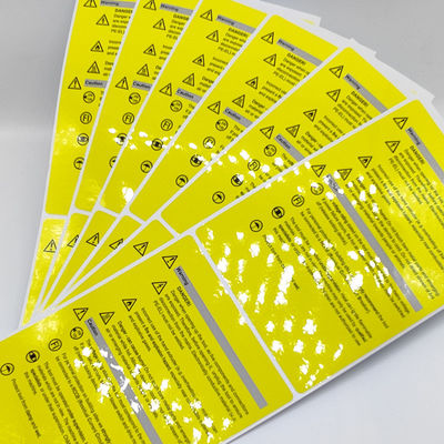 Buy caution industrial sticker paper, Good quality caution industrial ...