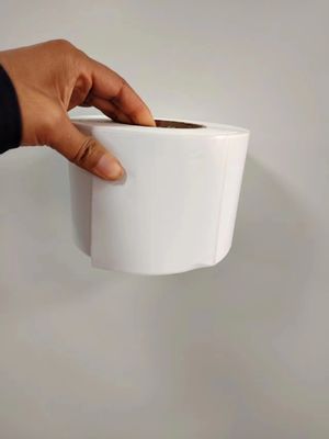 Thermal Paper Packaging Label Stickers Rectangular Matte Waterproof Paper Vinyl