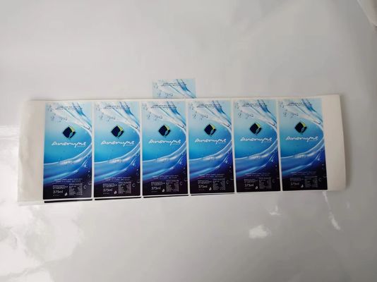 Customizable Self Adhesive Sheet Roll Cut Shape Packaging Stickers With Thermal Transfer